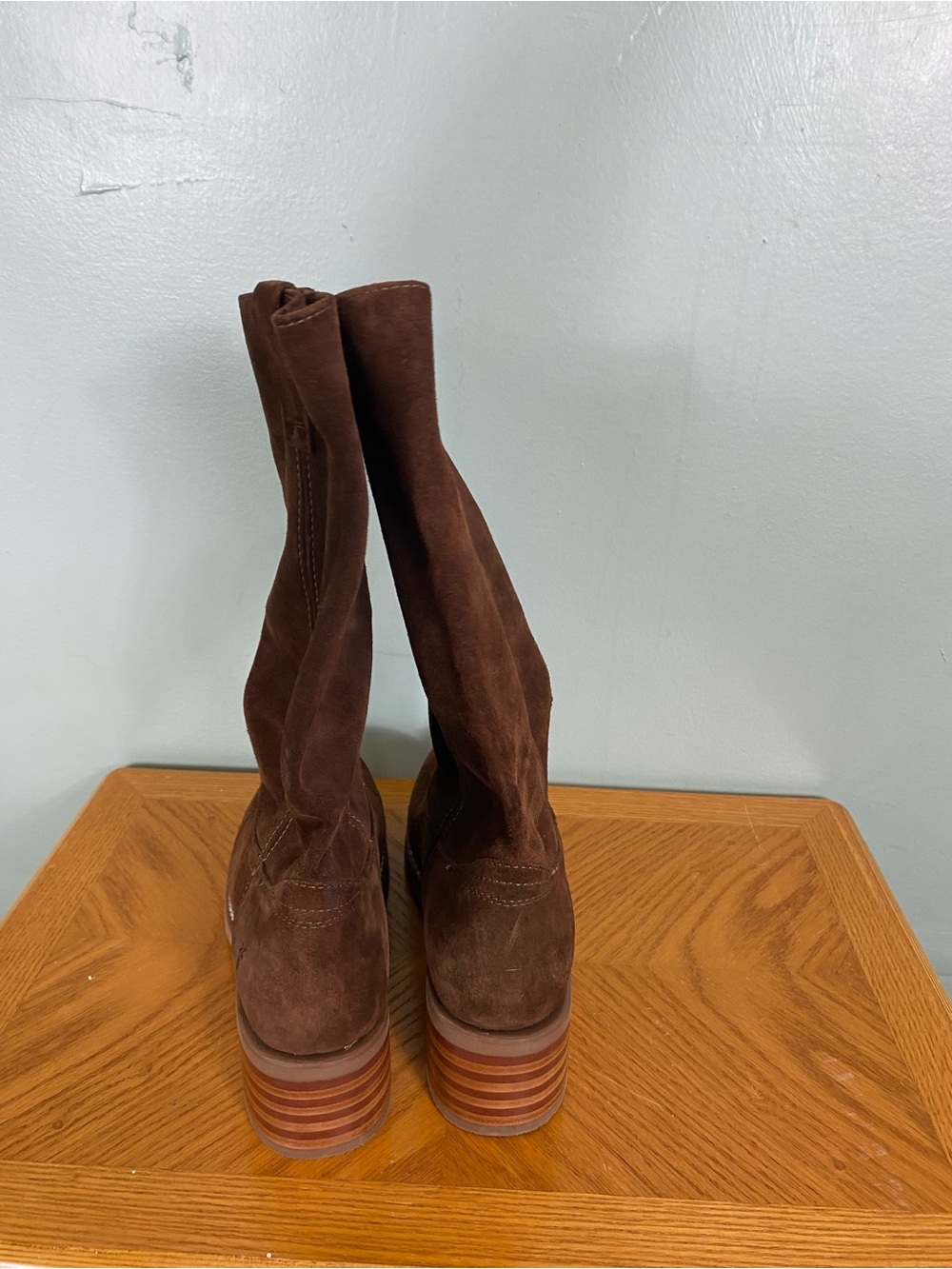 Frye Campus 12R Boots Brown Suede Slouchy Size 10 B - Picture 3 of 6
